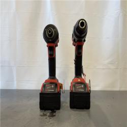 AS-IS - MILWAUKEE FUEL 18V Lithium-Ion Brushless Cordless Hammer Drill and Impact Driver Combo Kit