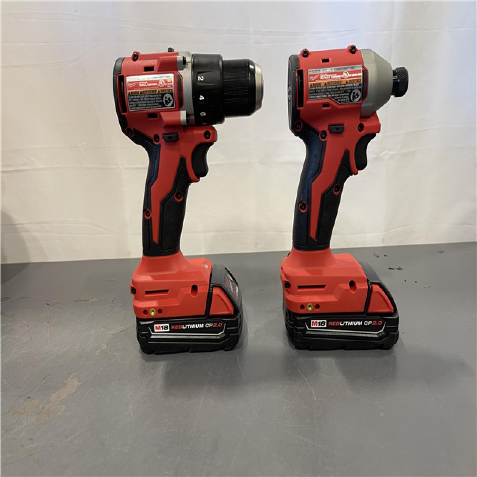 AS-IS - Milwaukee M18 Compact Brushless 2-Tool Combo Kit