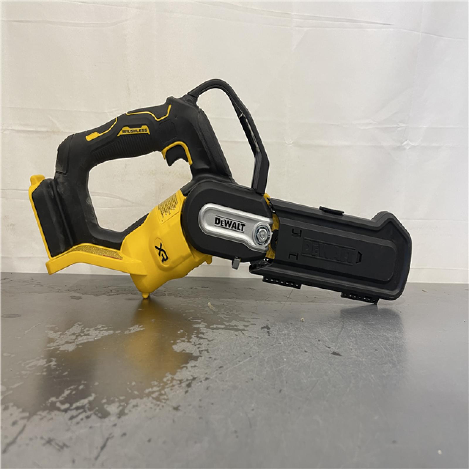 AS-IS- DeWalt 20V MAX 8 in. Brushless Cordless Battery Powered Pruning Chainsaw (Tool Only)