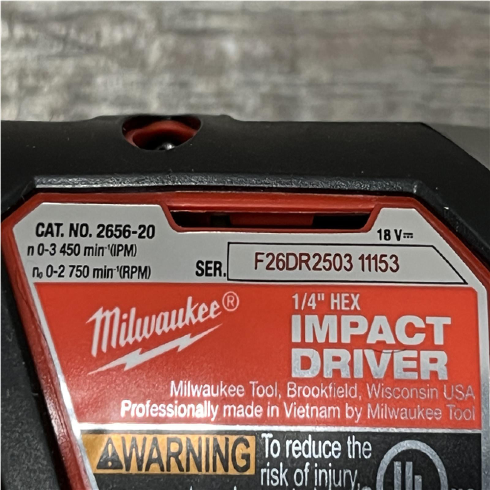 AS-IS Milwaukee 18V Lithium-Ion Cordless Drill Driver/Impact Driver Combo Kit