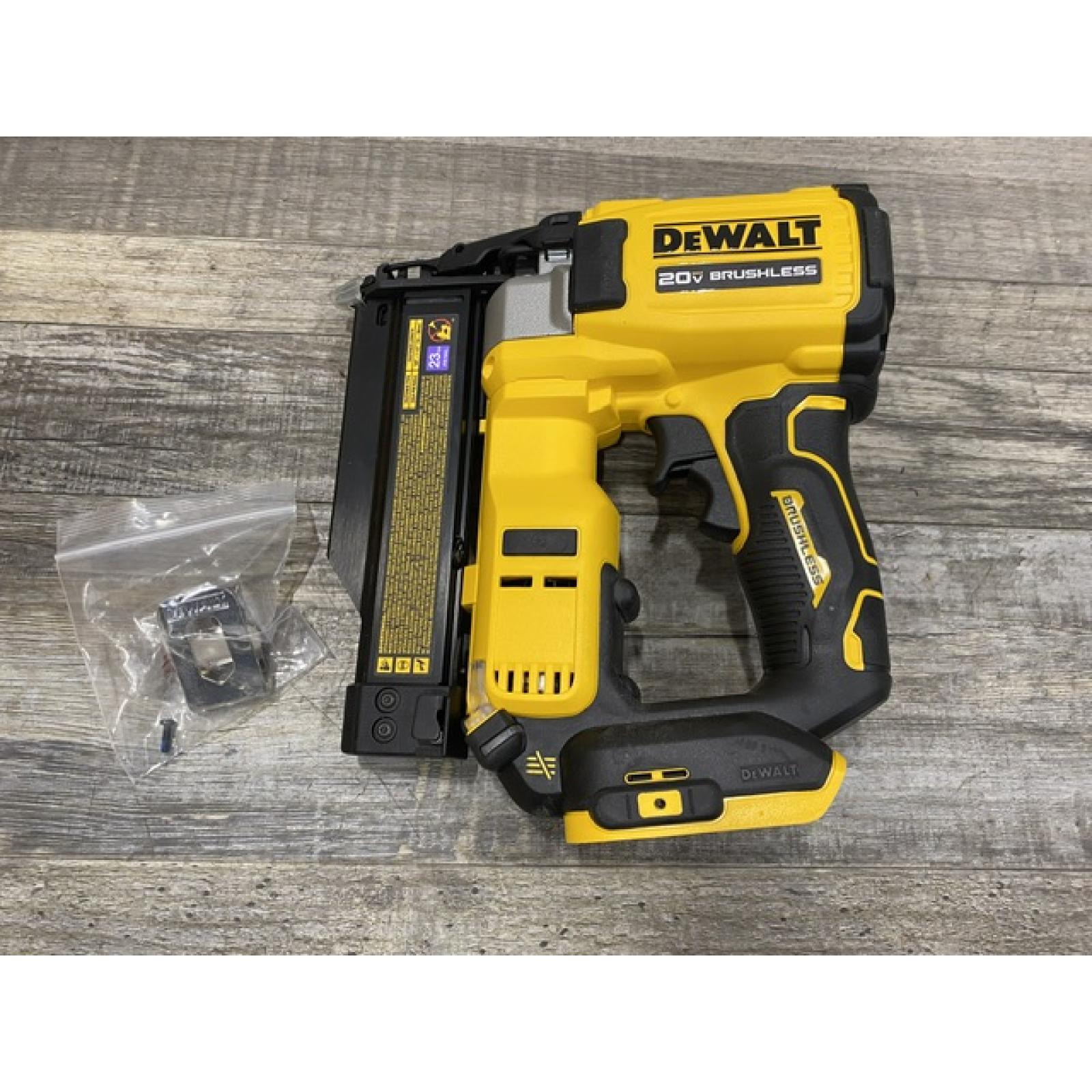 AS-IS DEWALT ATOMIC 20V MAX Lithium Ion Cordless 23 Gauge Pin Nailer (Tool Only)