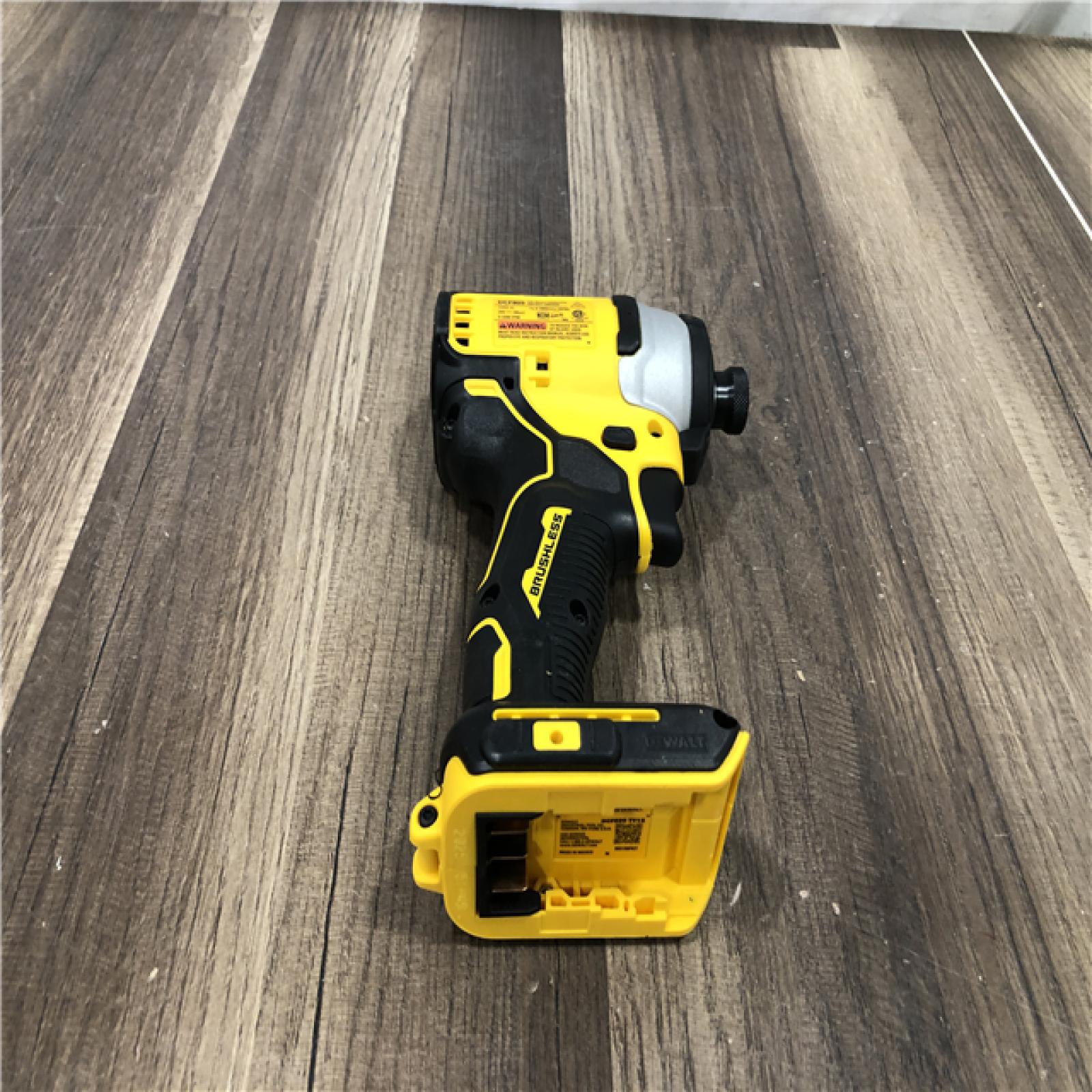 AS-IS  DEWALT ATOMIC 20V MAX Cordless Brushless Compact 1/4 in. Impact Driver (Tool Only)