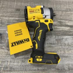 AS-IS DEWALT ATOMIC 20V MAX Cordless Brushless 3/8 in.Variable Speed Impact Wrench (Tool Only)