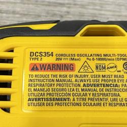 AS-IS DEWALT ATOMIC 20V MAX Cordless Brushless Oscillating Multi Tool Kit