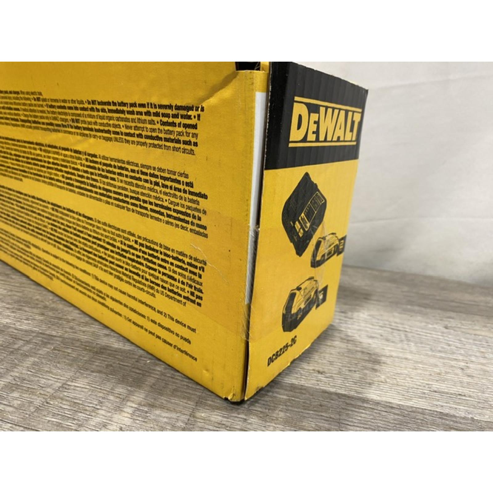 NEW - DEWALT 20V MAX Lithium-Ion Battery Kit with 5.0Ah and 2.0Ah Battery and Charger