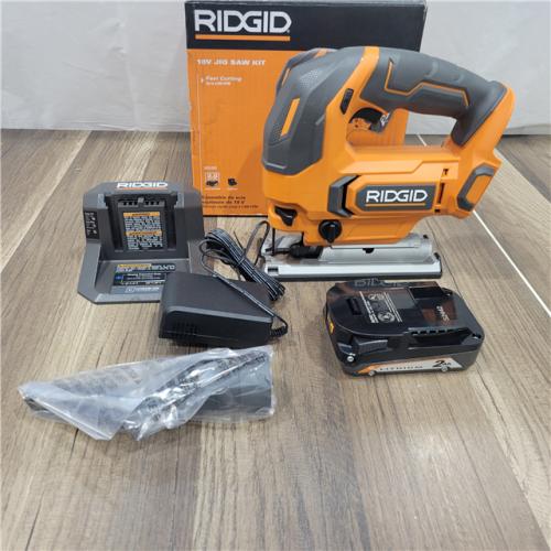GOOD   RIDGID 18V Cordless Jig Saw Kit with 2.0 Ah Lithium-Ion Battery and Charger