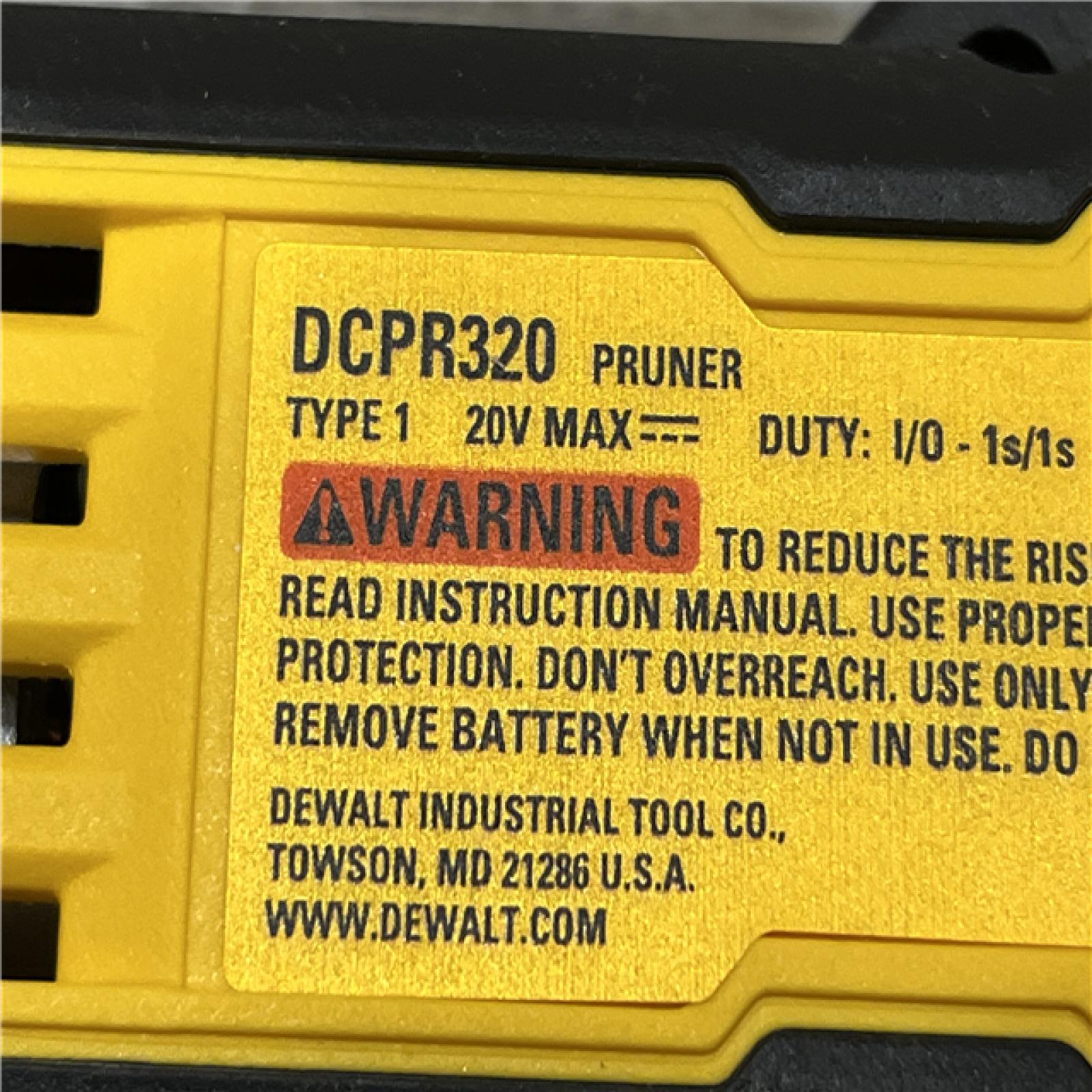 AS-IS DEWALT 20V MAX Cordless Pruner Kit