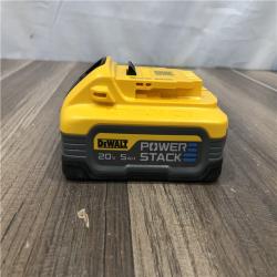 AS-IS DEWALT 20V MAX XR POWERSTACK Lithium-Ion Battery Starter Kit
