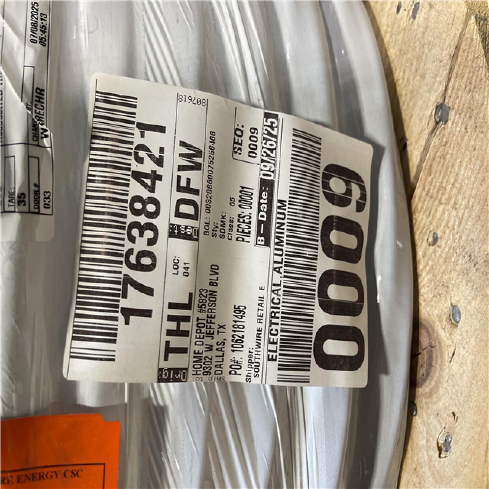 DALLAS LOCATION - Southwire 250 ft. 4/0-4/0-4/0-2/0 Gray Stranded AL SER Cable