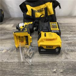 AS-IS DEWALT 20-Volt Maximum XR Lithium-Ion Cordless Brushless 1/4 in. 3-Speed Impact Driver Kit