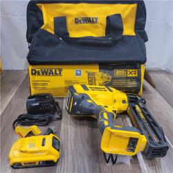AS-IS DeWalt DCN660D1 20V 16 Gauge Cordless Angled Finish Nailer Kit W/ 2Ah Battery