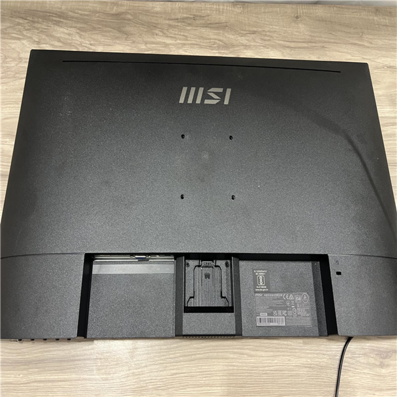 AS-IS MSI 27 WQHD Flat Monitor in Matte Black