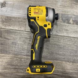 AS-IS DEWALT Atomic 20V Max Lithium-Ion Brushless Cordless Compact 1/4 in. Impact Driver Kit