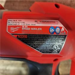 HOUSTON LOCATION - AS-IS Milwaukee FUEL 18-Volt Lithium-Ion Brushless Cordless Gen II 18-Gauge Brad Nailer (Tool-Only)