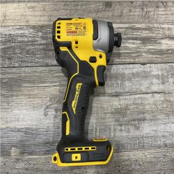 AS-IS DEWALT Atomic 20V Max Lithium-Ion Brushless Cordless Compact 1/4 in. Impact Driver Kit