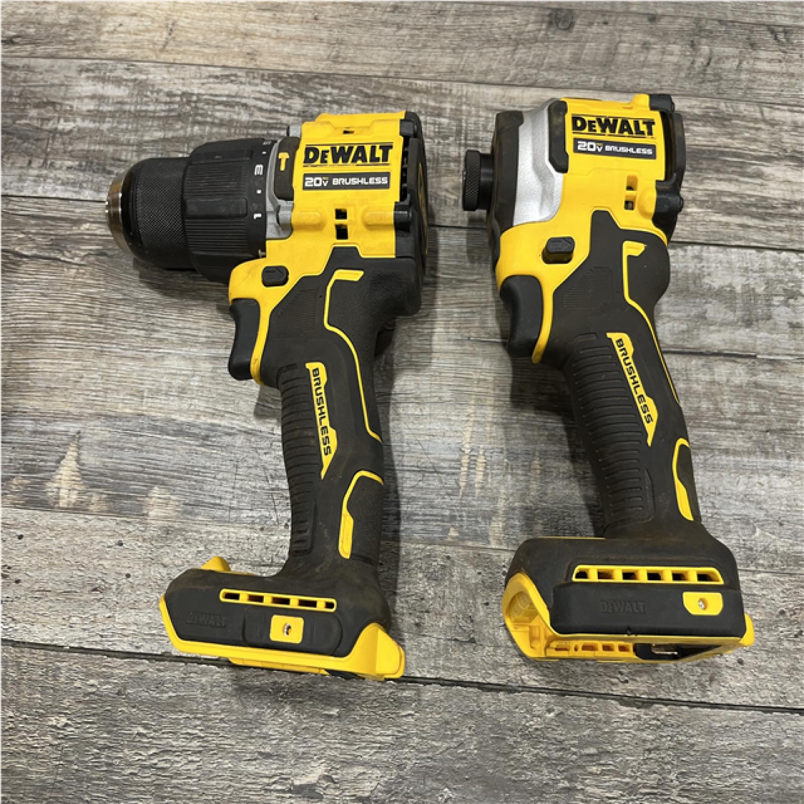 AS-IS DEWALT ATOMIC 20V MAX Lithium-Ion Cordless 2-Tool Combo Kit