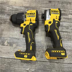 AS-IS DEWALT ATOMIC 20V MAX Lithium-Ion Cordless 2-Tool Combo Kit