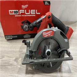 AS-IS Milwaukee FUEL 18V Lithium-Ion Brushless Cordless 6-1/2 in. Circular Saw (Tool-Only)