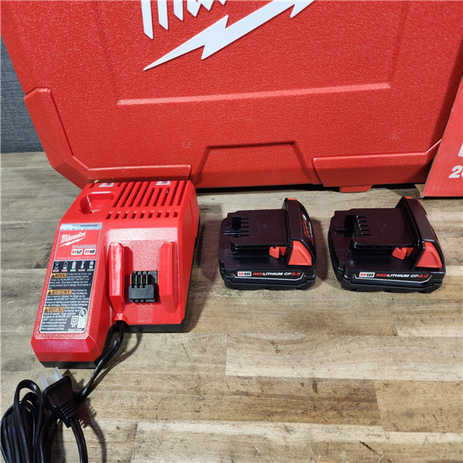 HOUSTON LOCATION - AS-IS Milwaukee M18 18V Lithium-Ion Cordless Short Throw Press Tool Kit