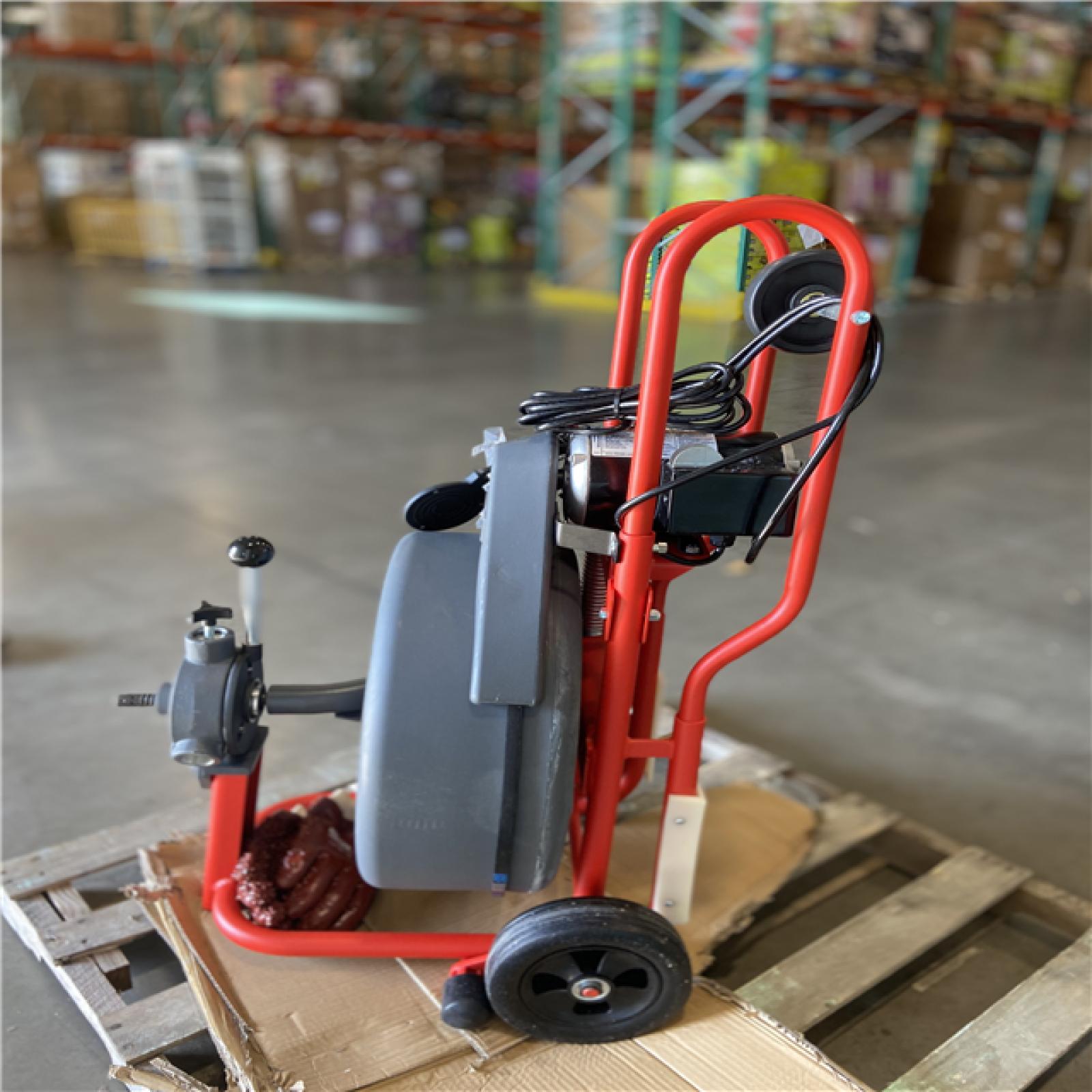 DALLAS LOCATION - RIDGID K-750 Drain Cleaning Snake Auger Drum Machine with Autofeed