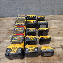 HOUSTON LOCATION - AS-IS DEWALT BATTERY PACK QTY - 15