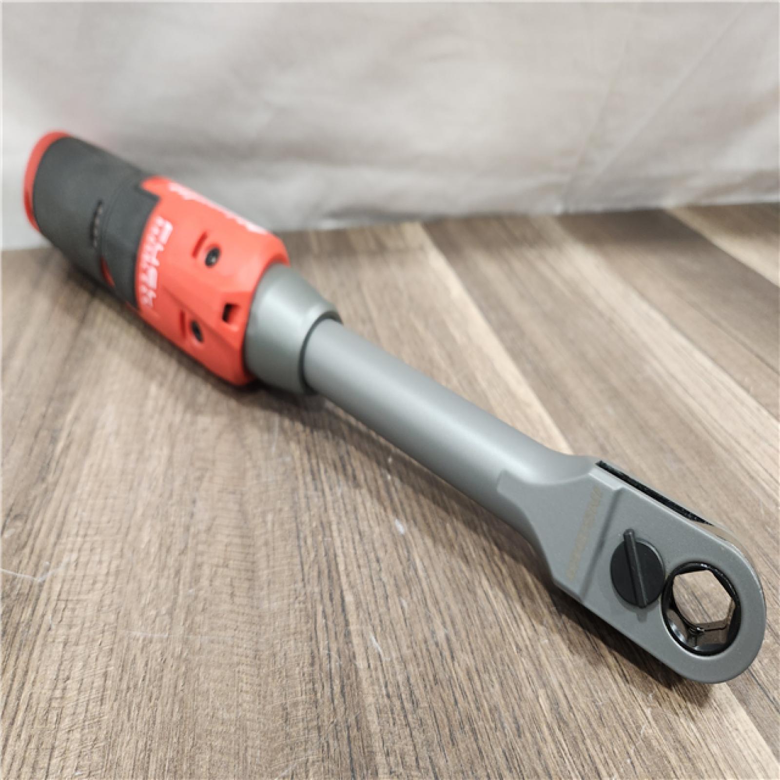 AS-IS- Milwaukee M12 FUEL INSIDER Extended Reach Box Ratchet (Tool-Only)
