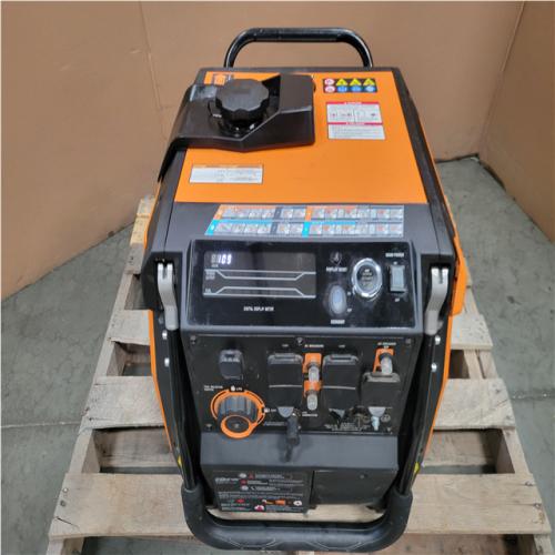 CALIFORNIA AS-IS GENERAC 5200 PEAK WATT/3900 RUNNING WATTS DUAL FUEL INVERTER GENERATOR W/ PUSH TO START