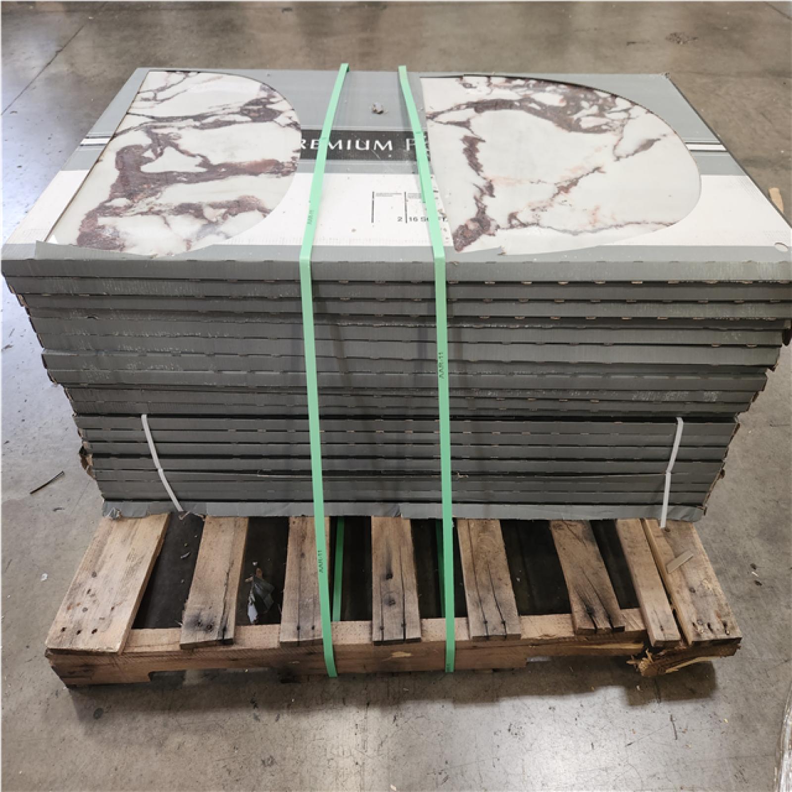 Phoenix MSI Calacatta Viola 24 in. x 48 in. Polished Porcelain Marble Look Floor and Wall Tile (304 sq. ft./19 Case)