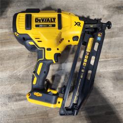 HOUSTON LOCATION - AS-IS DeWalt 20V 16 Gauge Cordless Angled Finish Nailer Kit W/ 2Ah Battery