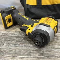 AS-IS DEWALT ATOMIC 20V MAX Lithium-Ion Cordless 1/4 in. Brushless Impact Driver Kit