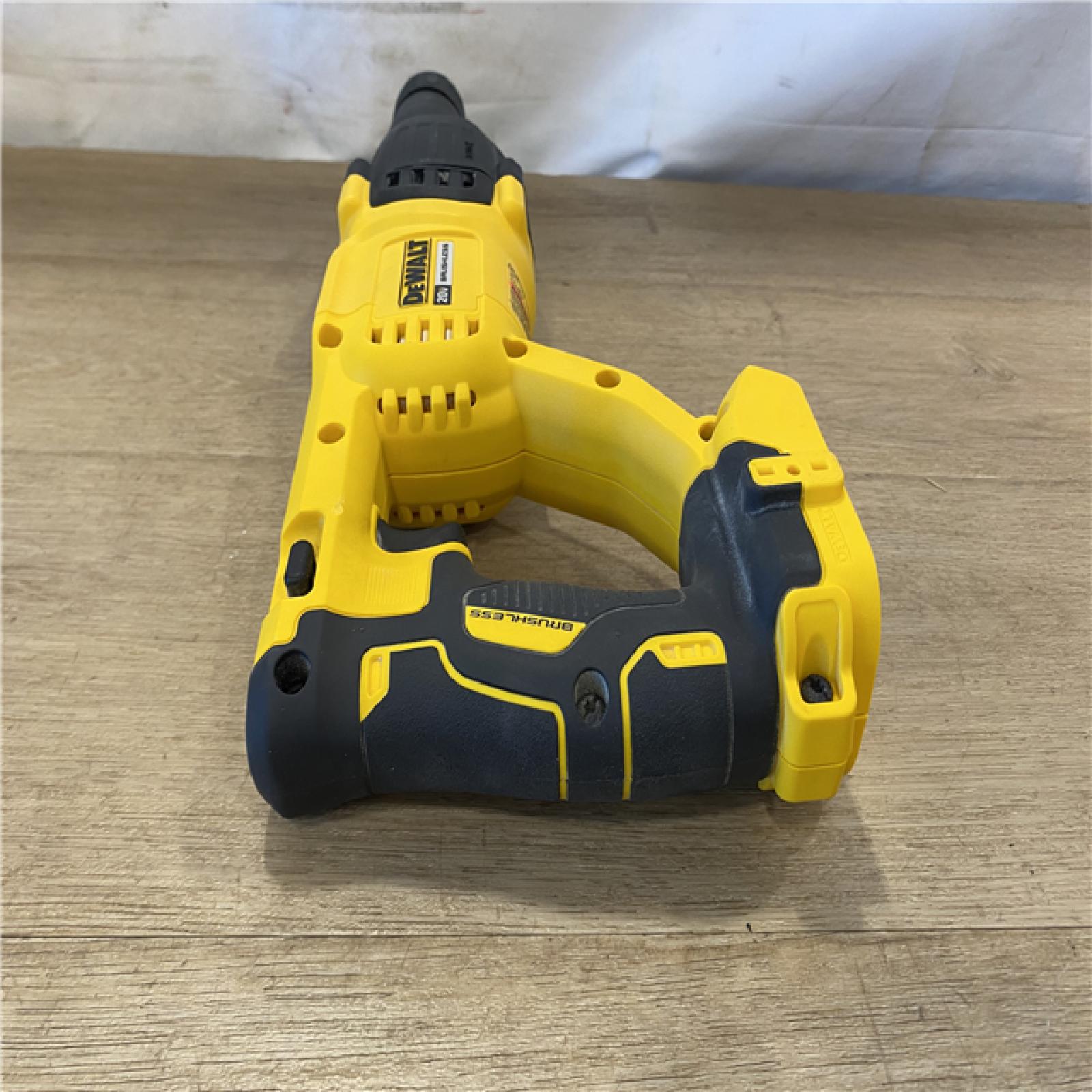AS-IS DEWALT 20V MAX Cordless Brushless 1 in. SDS Plus D-Handle Concrete and Masonry Rotary Hammer (Tool Only)