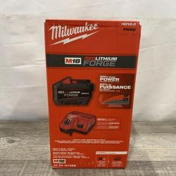 NEW - Milwaukee 18-Volt Lithium-Ion REDLITHIUM FORGE Starter Kit with 12. 0Ah Battery and Charger