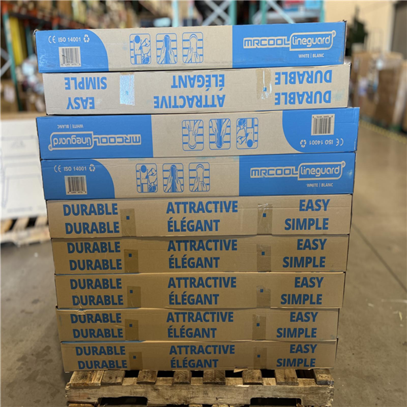 DALLAS LOCATION - MRCOOL LineGuard 4.5 in. 16-Piece Complete Line Set Cover Kit for Ductless Mini-Split or Central System PALLET -(28 UNITS)