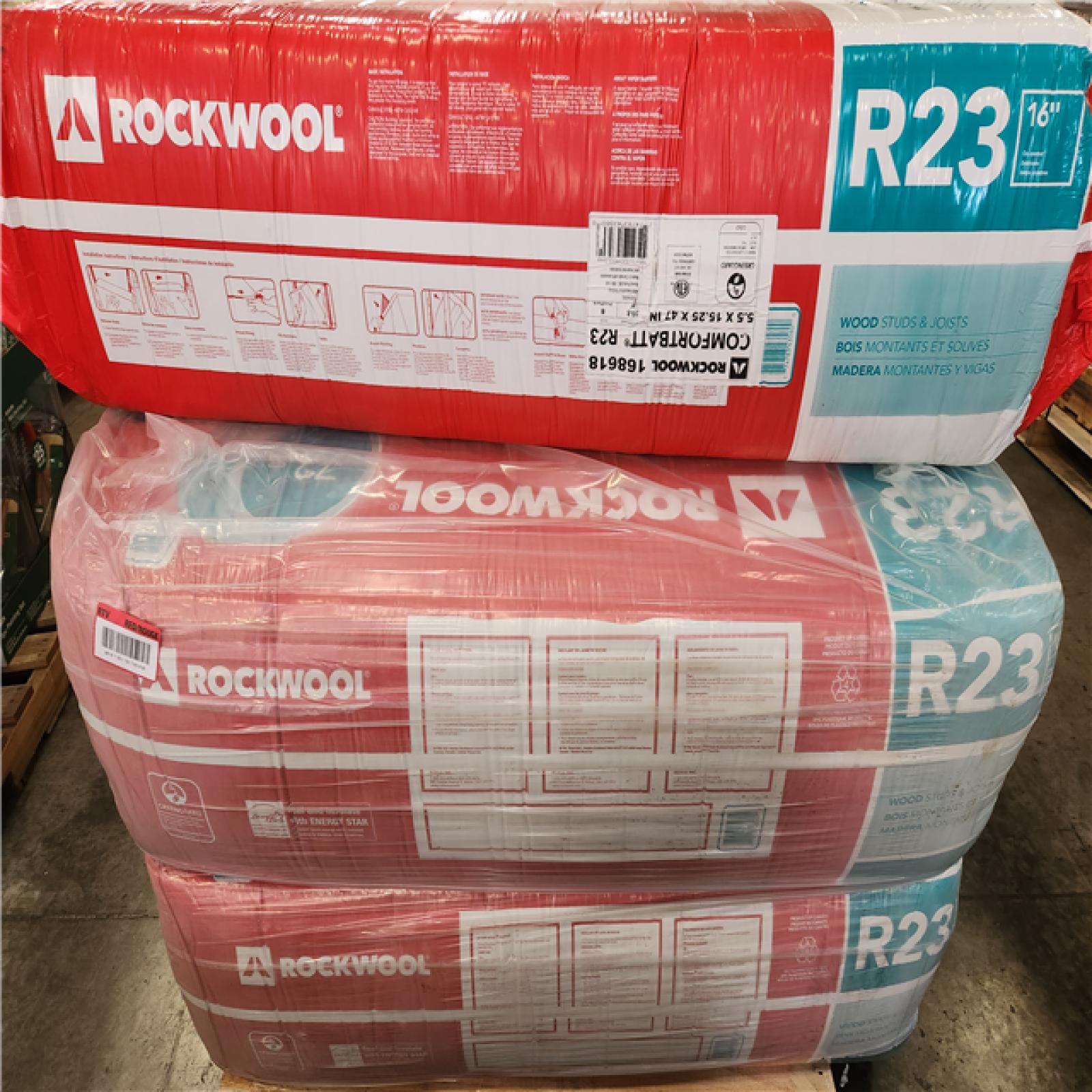 Phoenix NEW ROCKWOOL R-23 Comfortbatt 5-1/2 in. x 15 in. x 47 in. Fire Resistant Stone Wool Insulation Batt (199 sqft) (5-Bags)