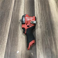 AS-IS Milwaukee  FUEL 12V Lithium-Ion Brushless Cordless Stubby 3/8 in. Impact Wrench (Tool-Only)