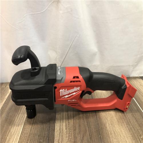 AS-IS Milwaukee FUEL 18V Lithium-Ion Brushless Cordless Hole Hawg 7/16 in. Right Angle Drill W/ Quick-Lok (Tool-Only)