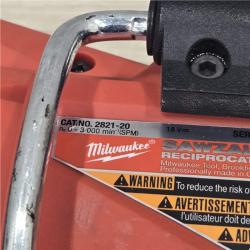 AS-IS Milwaukee M18 Fuel Sawzall Cordless Reciprocating Saw (TOOL ONLY)