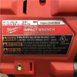 AS-IS Milwaukee FUEL 12V Lithium-Ion Brushless Cordless Stubby 3/8 in. Impact Wrench (Tool-Only)