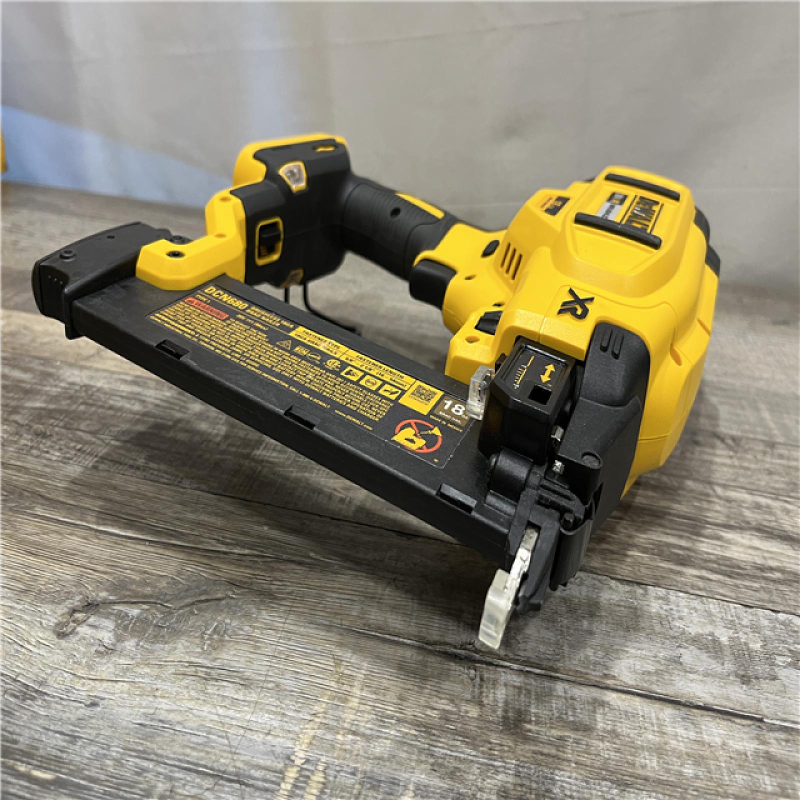 AS-IS DEWALT 20V MAX XR Lithium-Ion Electric Cordless 18-Gauge Brad Nailer (Tool Only)