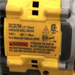 AS-IS DEWALT Atomic 20V Lithium-Ion Cordless Compact 1/2 in. Drill/Driver Kit