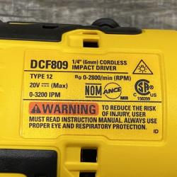 AS-IS DEWALT Atomic 20V Max Lithium-Ion Brushless Cordless Compact 1/4 in. Impact Driver Kit