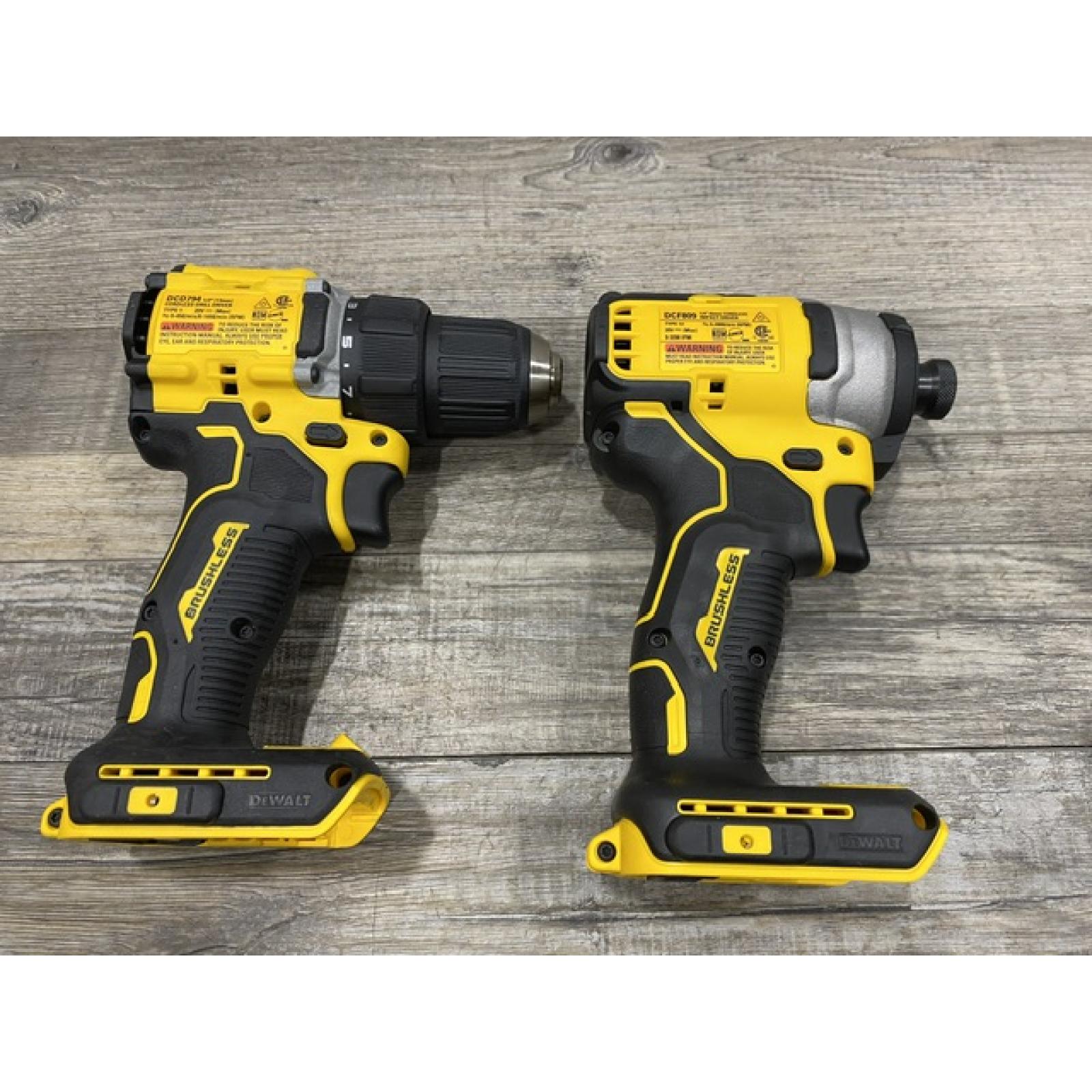 AS-IS DEWALT ATOMIC 20-Volt MAX Lithium-Ion Cordless Combo Kit
