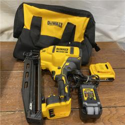 AS-IS DeWalt DCN660D1 20V 16 Gauge Cordless Angled Finish Nailer Kit W/ 2Ah Battery