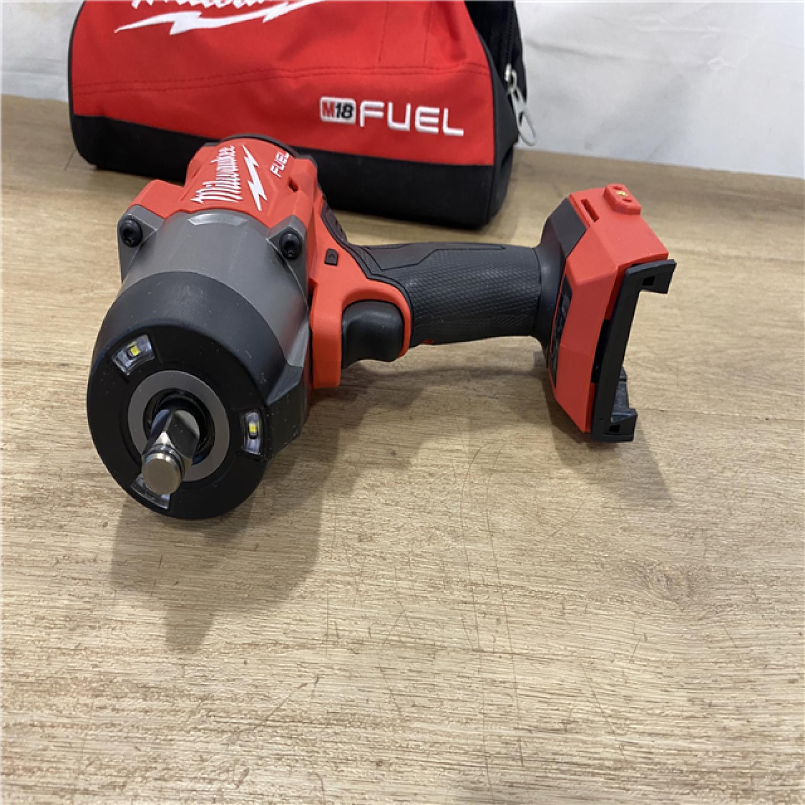 AS-IS Milwaukee FUEL 18V Lithium-Ion Brushless Cordless 1/2 in. Impact Wrench w/Friction Ring Kit