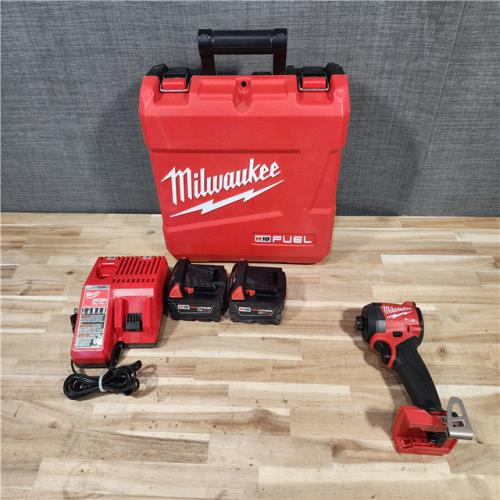 HOUSTON LOCATION - AS-IS Milwaukee FUEL 18V Lithium-Ion Brushless Cordless 1/4 in. Hex Impact Driver Kit