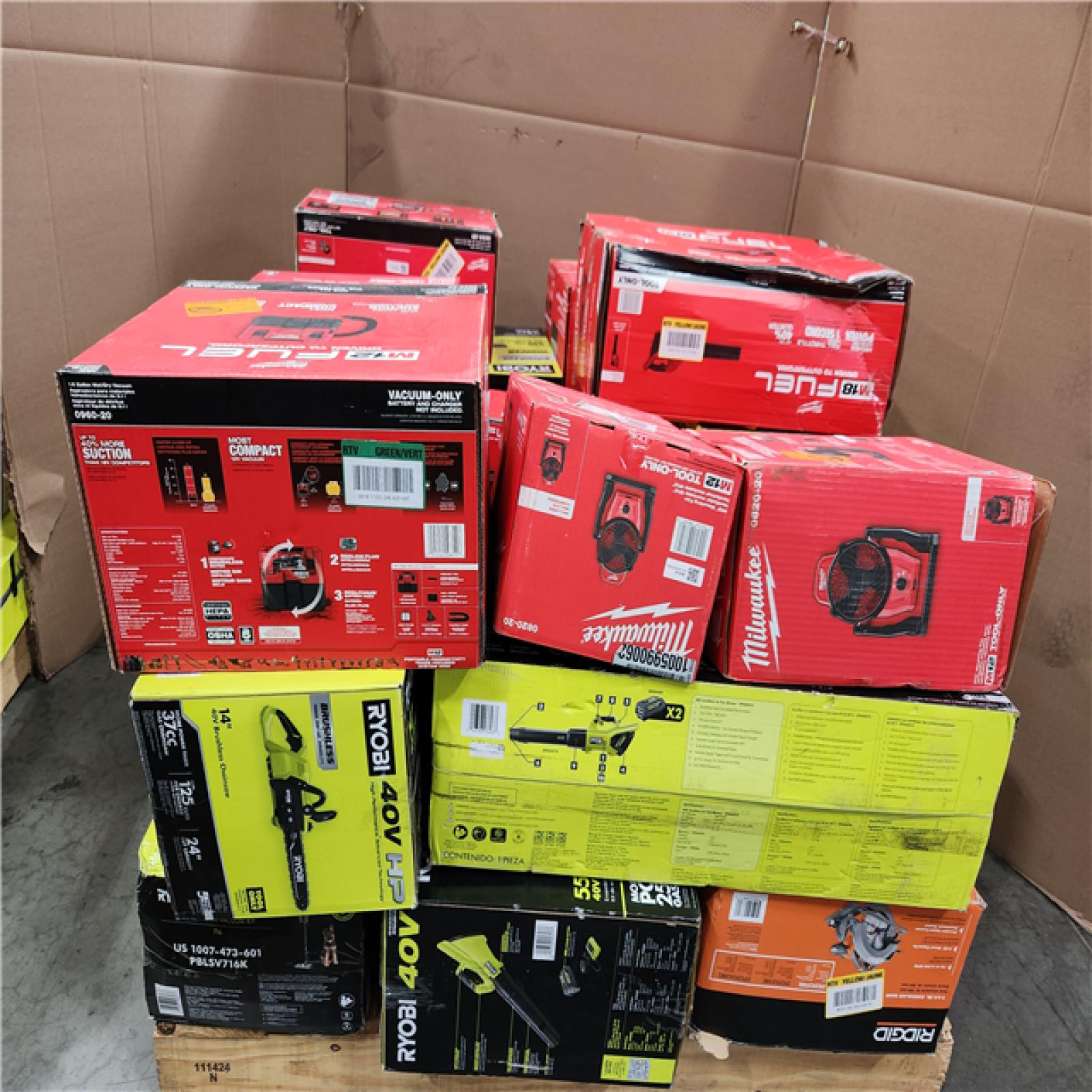 CALIFORNIA AS-IS TOOL PALLET