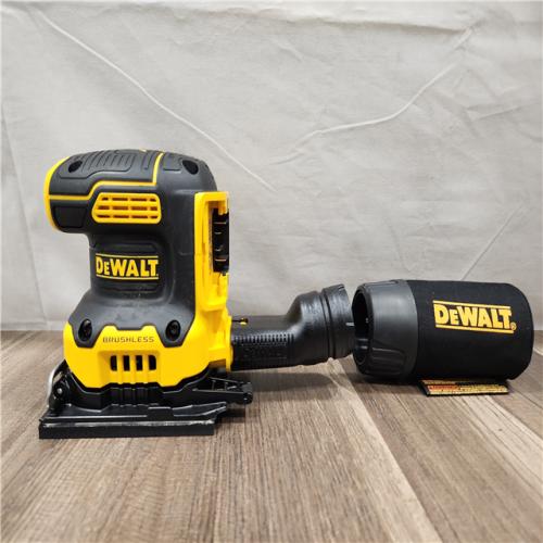 AS-IS- DEWALT 20V MAX XR Brushless Cordless 1/4 Sheet Variable Speed Sander (Tool Only)
