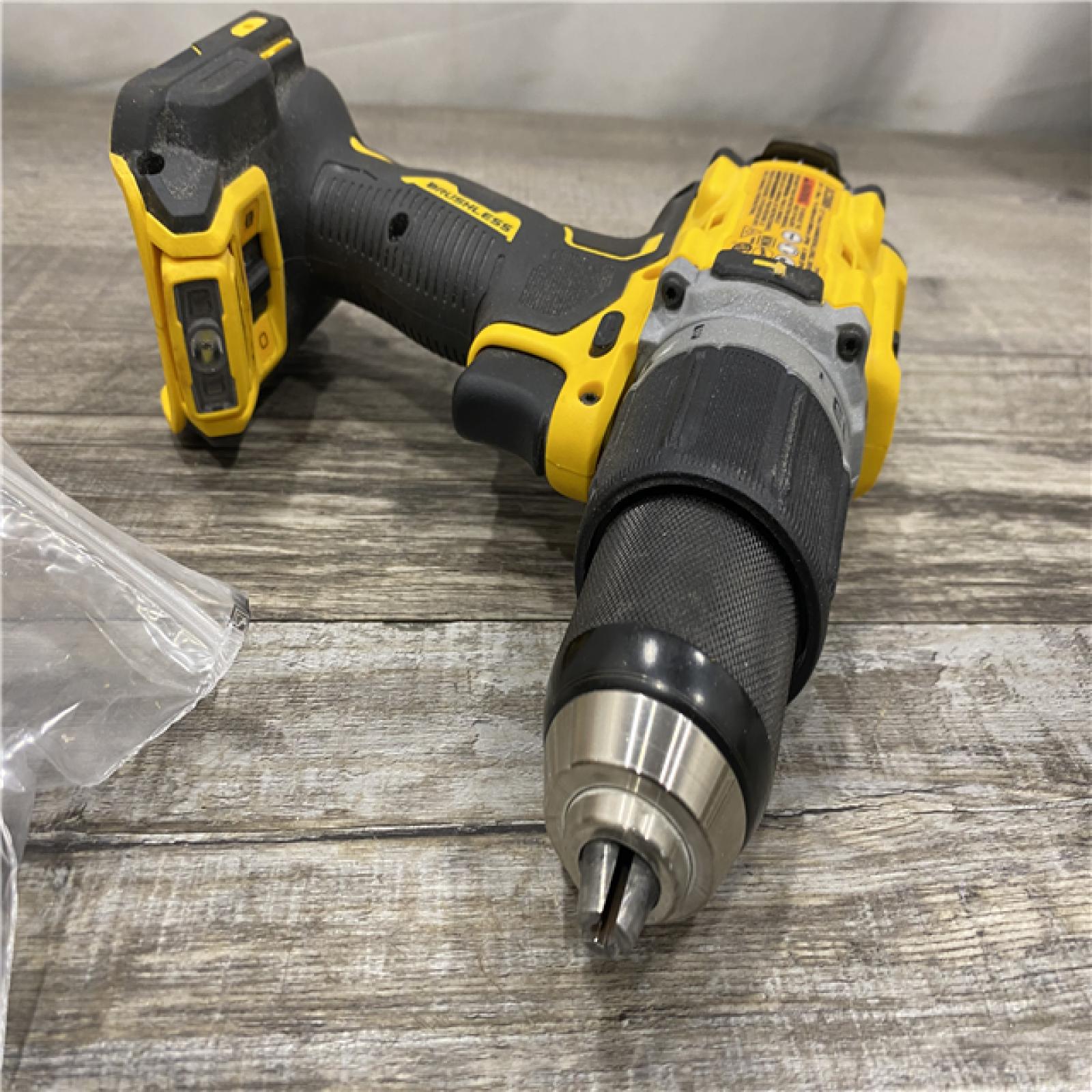 AS-IS DEWALT 20V XR Brushless Cordless 1/2 in. Hammer Drill (Tool-Only)