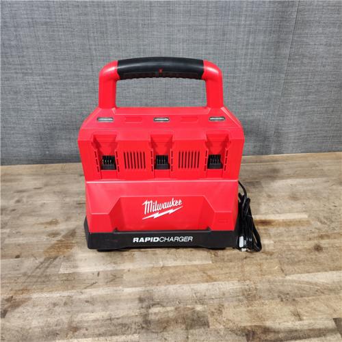 HOUSTON LOCATION - AS-IS Milwaukee M18 Packout Six Bay Rapid Charger (Tool-Only)