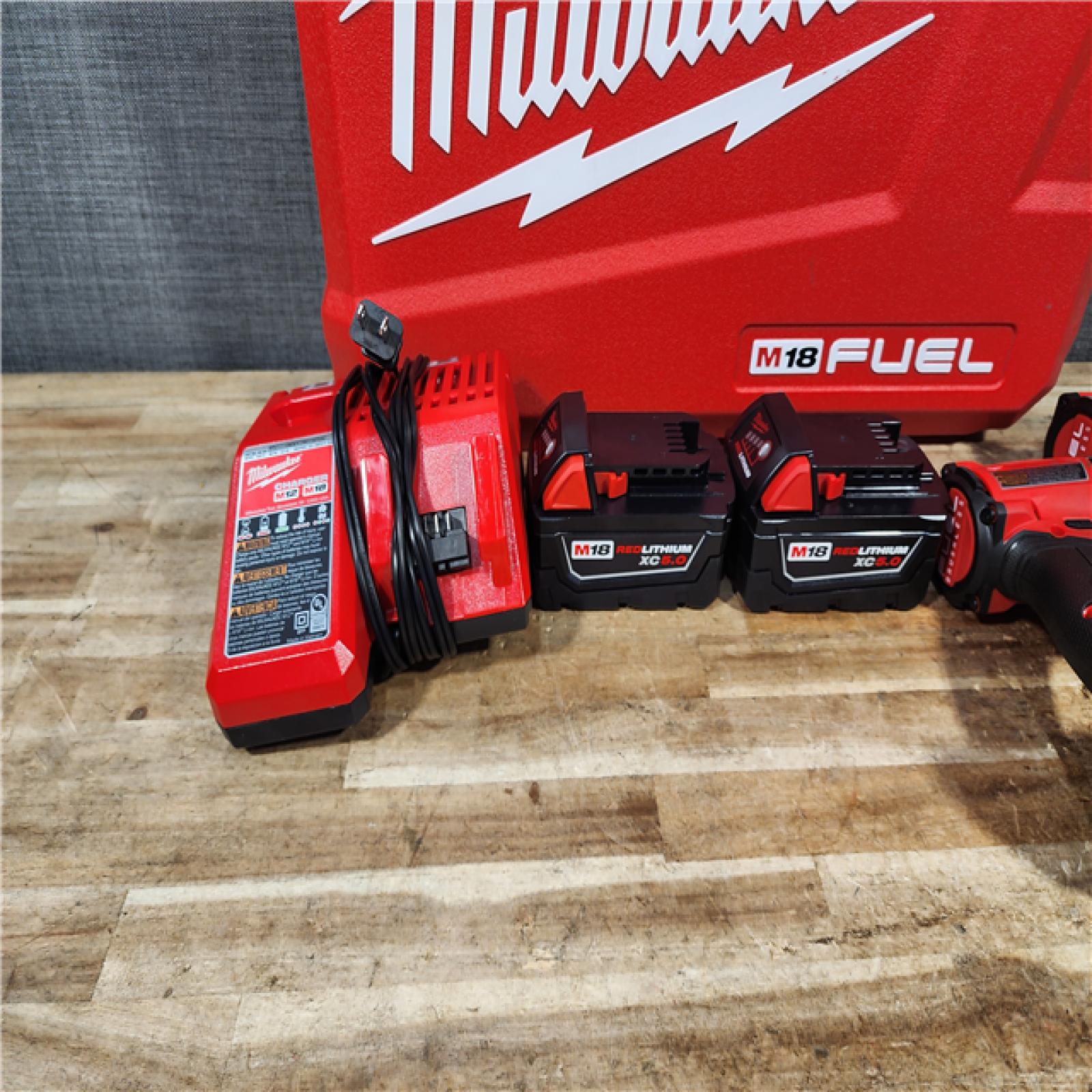 HOUSTON LOCATION - AS - IS Milwaukee FUEL 18V Lithium-Ion Brushless Cordless Hammer Drill and Impact Driver Combo Kit